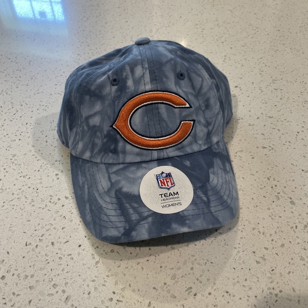 Chicago Bears Hat Team Apparel NFL Football Adjustable Womens NWT